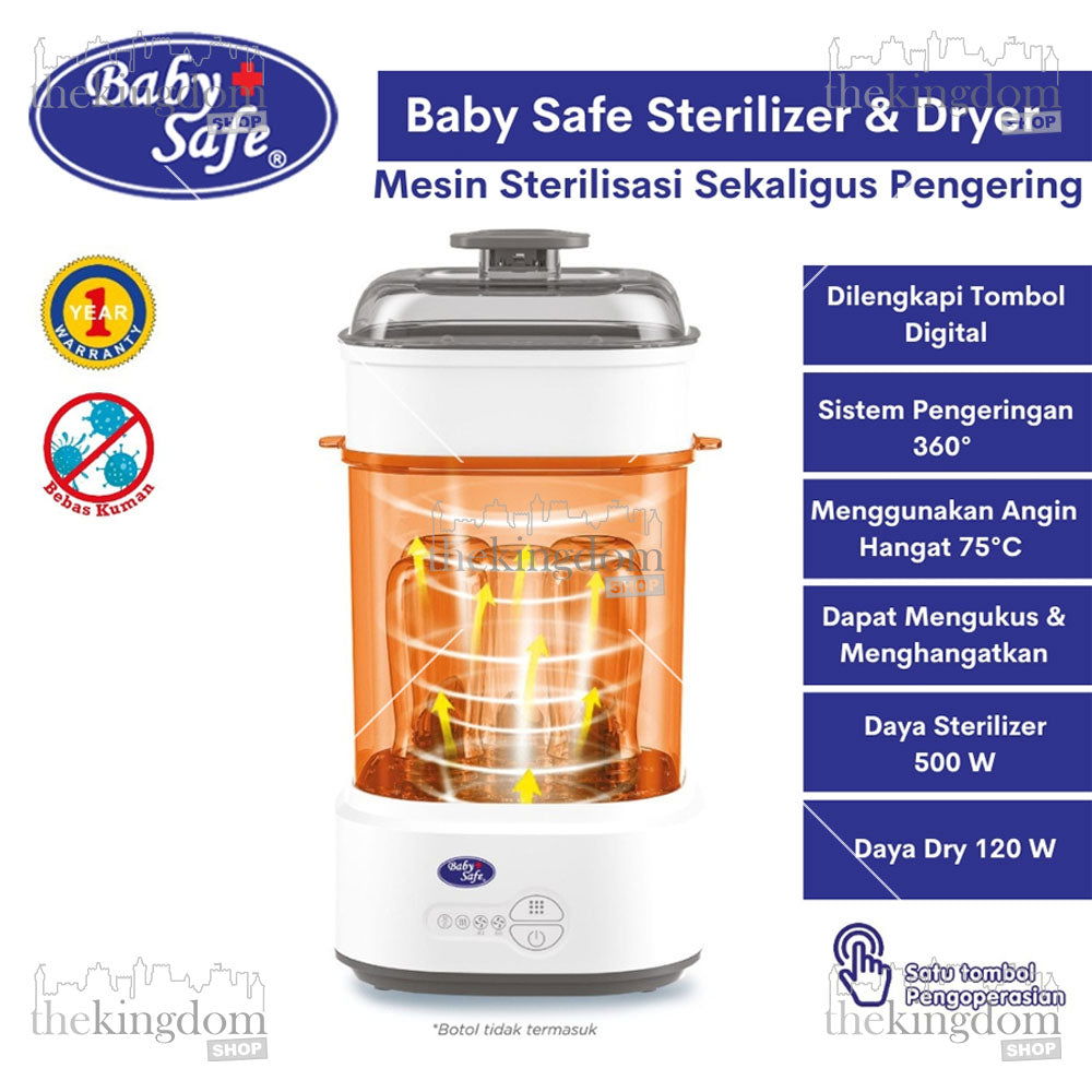 Baby Safe STE02 Digital Sterilizer & Dry - The Kingdom Shop