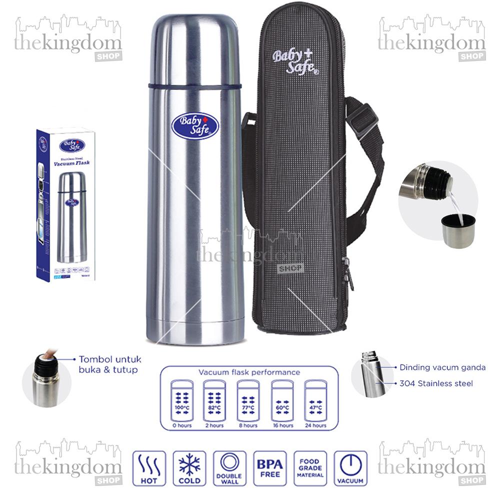 Baby Safe TER02 Stainless Vacuum Flask 500ml - The Kingdom Shop