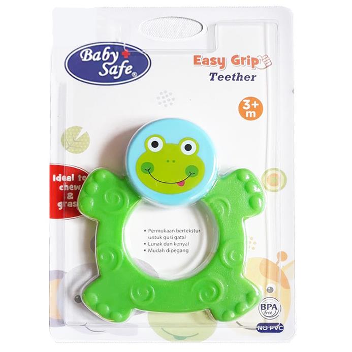 Baby Safe TT003 Easy Grip Rubber Teether - The Kingdom Shop