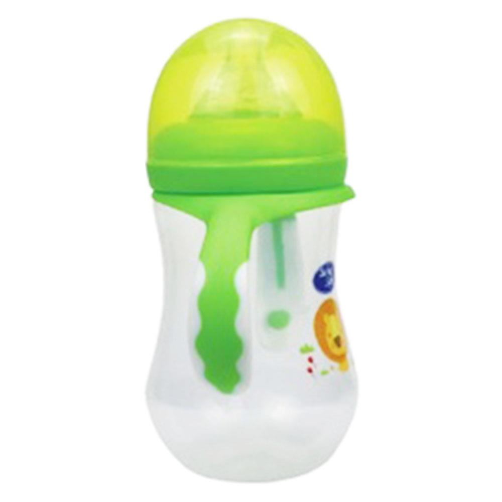 Baby Safe WN06B WN06G WN06R Wide Neck Bottle with Handle 260ml - The Kingdom Shop