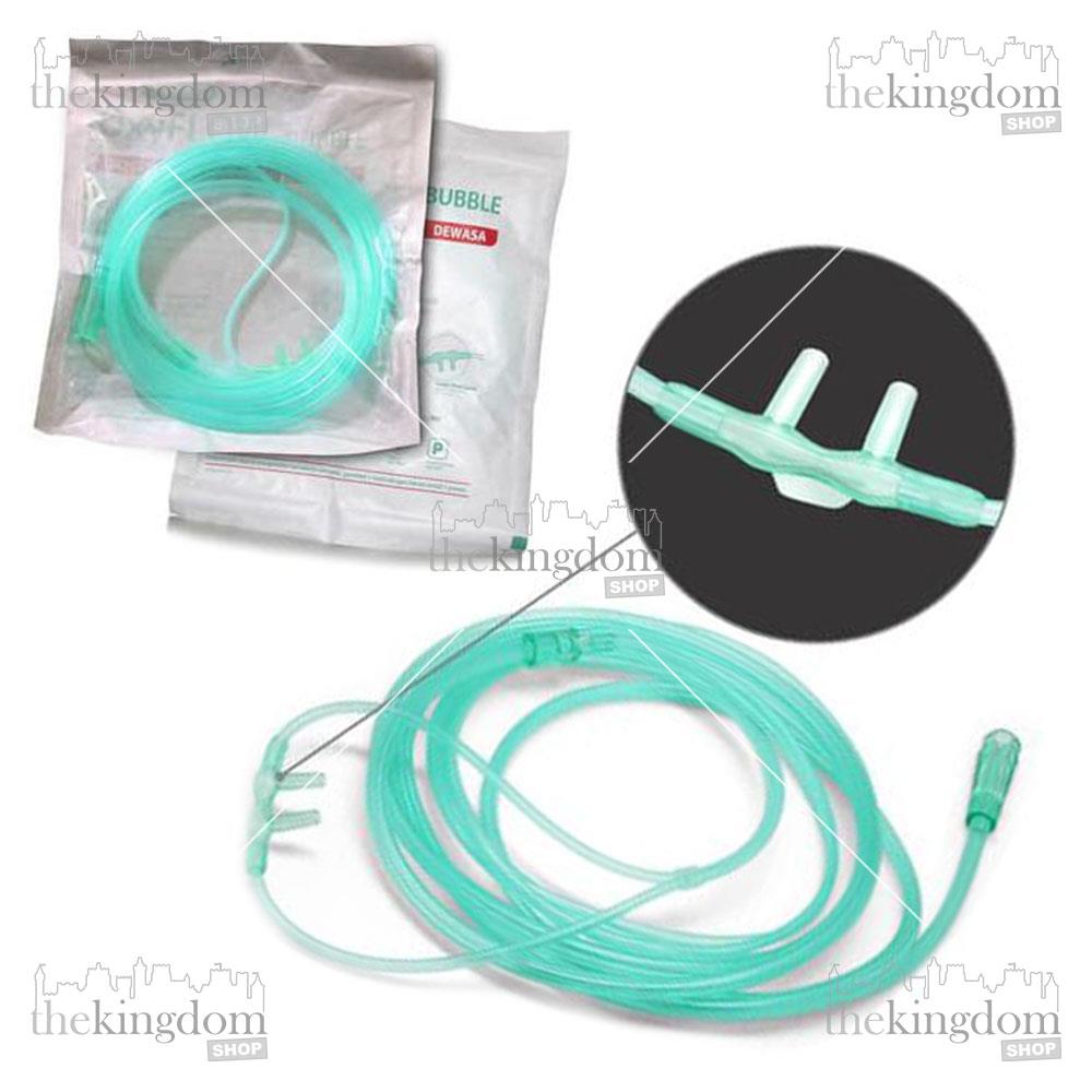 Besmed Oxyflow Bubble Oxygen Nasal Cannula Green - The Kingdom Shop