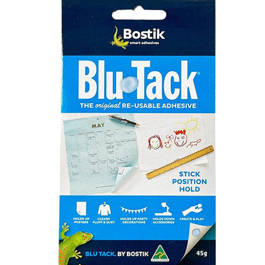 Bostik Blu Tack Reusable Adhesive 45g Blue