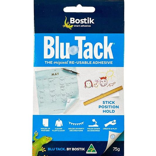 Bostik Blu Tack Reusable Adhesive 75g Blue