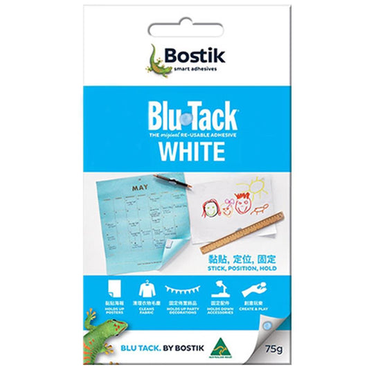 Bostik Blu Tack Reusable Adhesive 75g White