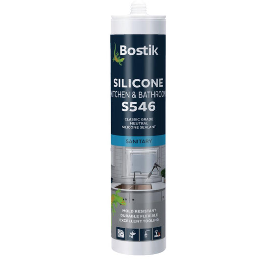 Bostik S546 Silicone Kitchen & Bathroom 280ml