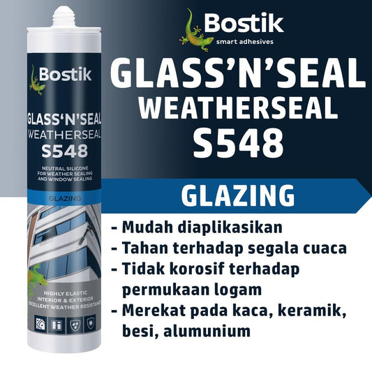 Bostik S548 Glass N Seal Weatherseal 280ml