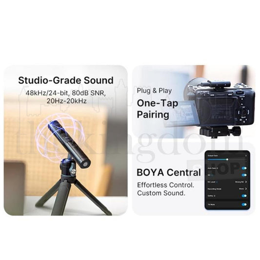 Boya Magic-02 AI-Powered Transformable Wireless Microphone
