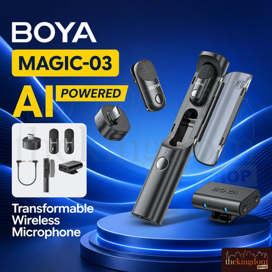Boya Magic-03 AI-Powered Transformable Wireless Microphone