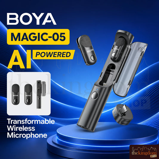 Boya Magic-05 AI-Powered Transformable Wireless Microphone