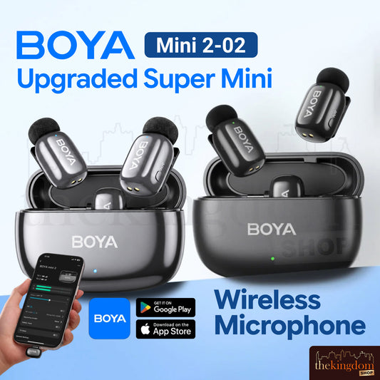 Boya Mini 2-02 Upgraded Super Mini Wireless Microphone