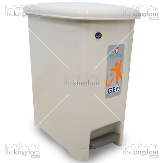 Claris 1163 Geo Enzo Dustbin 28,5L Cream