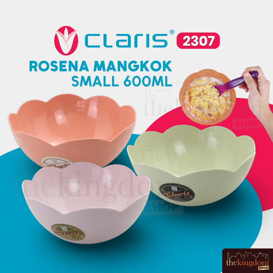 Claris 2307 Rosena Mangkok Small 600ml