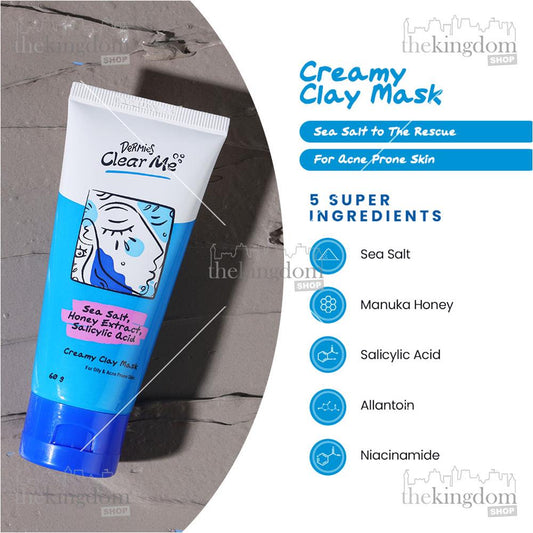 Dermies Clear Me Creamy Clay Mask 60g