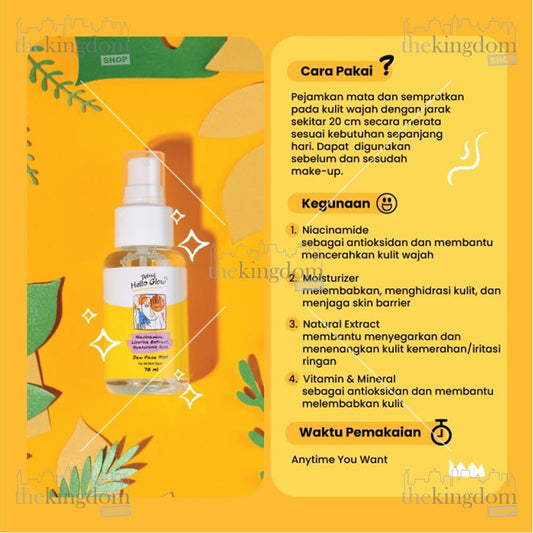 Dermies Hello Glow Face Mist 70ml