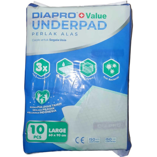 Diapro Value Underpad 60x90cm Unfold Green /10