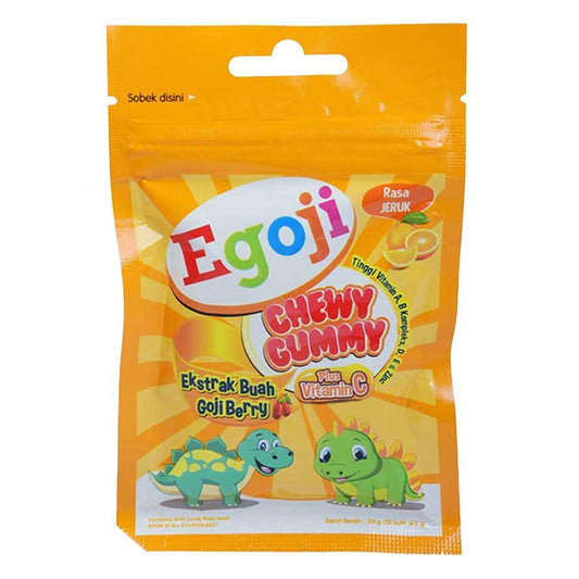 Egoji Chewy Gummy Orange Flavor Sachet