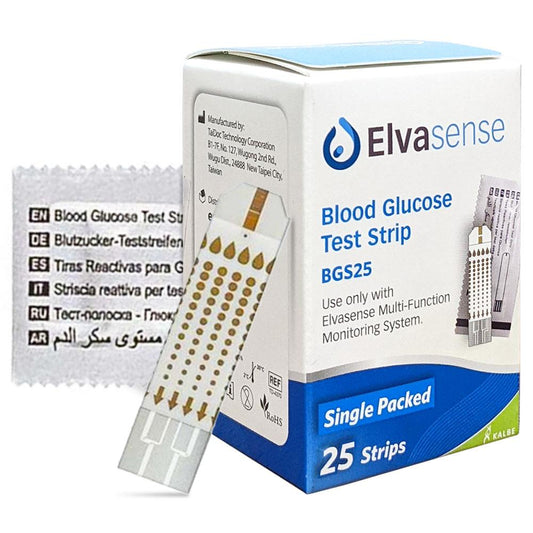 Elvasense BGS25 Blood Glucose Test Strip /25