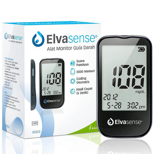 Elvasense BGVC1 Blood Glucose Monitor Kit Voice