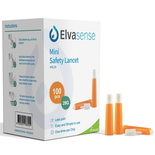 Elvasense MSL28 Mini Safety Lancet 28G /100 