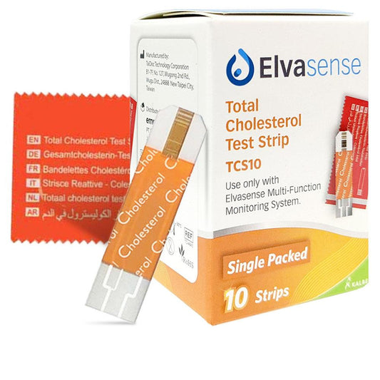 Elvasense TCS10 Total Cholesterol Test Strip /10