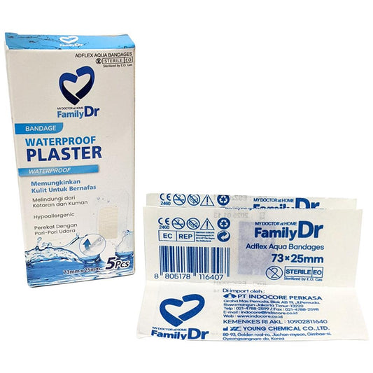 FamilyDr Bandage Waterproof Plaster 73x25mm /5