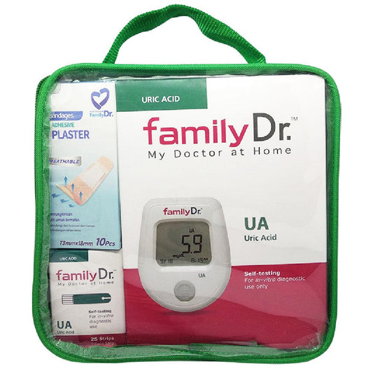 FamilyDr UA Pack (UA Meter + Strips + Plesterin /10)