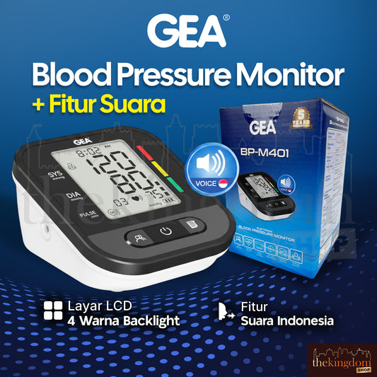 GEA BP-M401 Electronic Blood Pressure Monitor with Voice