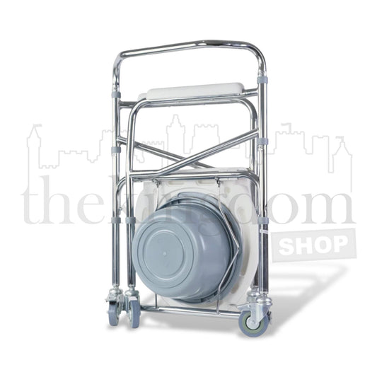 GEA FS 696 Commode Chair with Castor Wheel