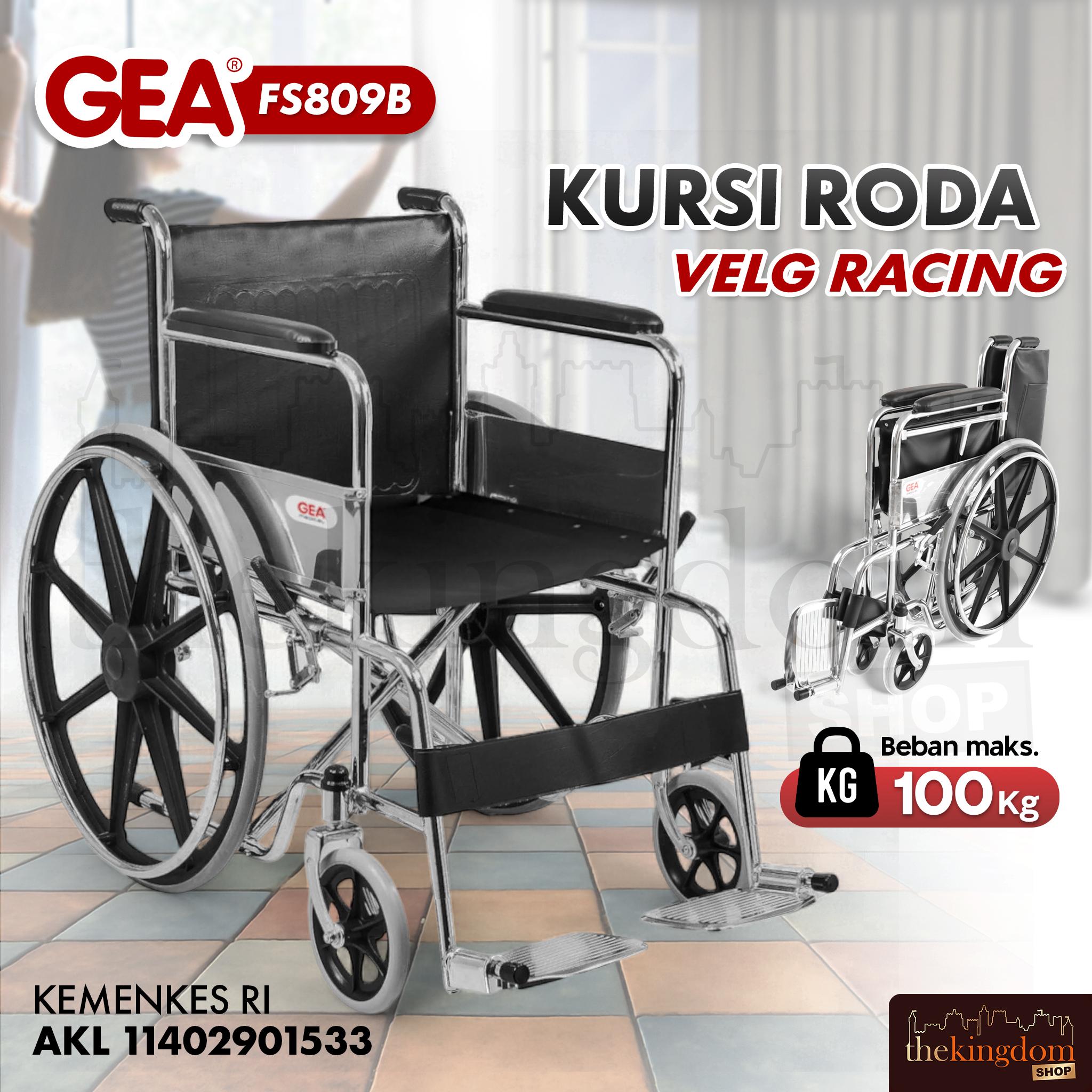 Jual GEA FS 809 B Kursi Roda Velg Racing FS809 Wheelchair di Toko The ...