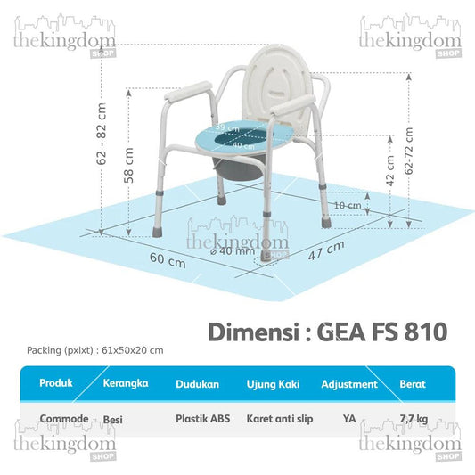 GEA FS810 Commode Chair