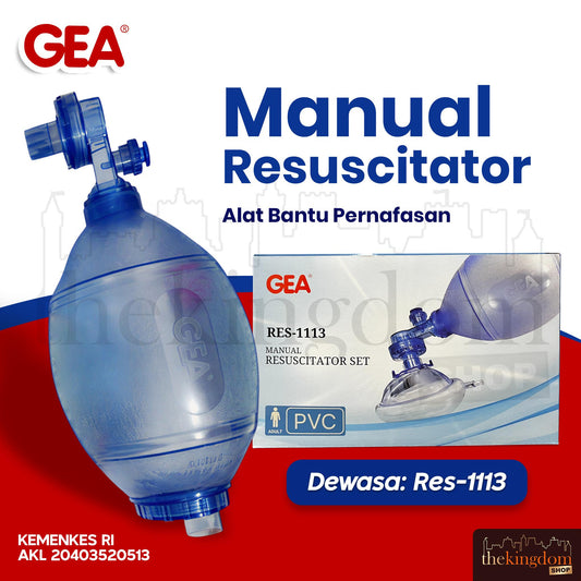 GEA Manual Resuscitator Set PVC