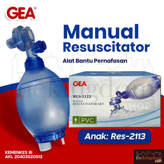 GEA Manual Resuscitator Set PVC