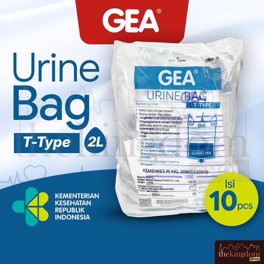 GEA Urine Bag Sterile T-Type 2L /10