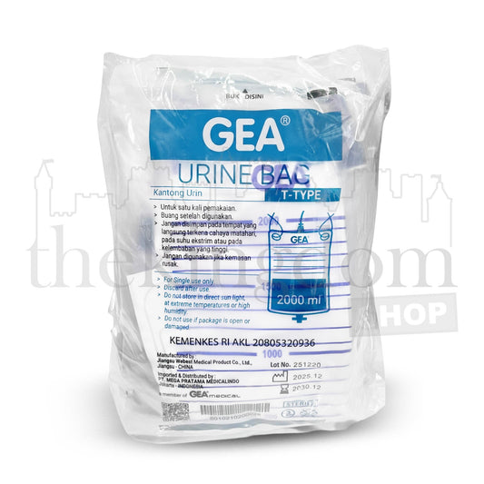 GEA Urine Bag Sterile T-Type 2L /10