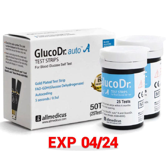 GlucoDr Auto AGM-4000 Blood Glucose Test Strip /50