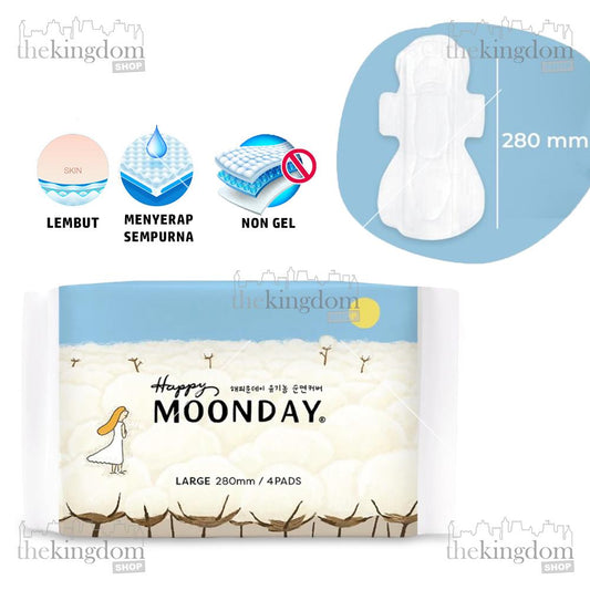 Happy Moonday Sanitary Pads 280mm Large with Wings /4