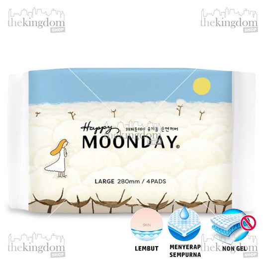 Happy Moonday Sanitary Pads 280mm Large with Wings /4