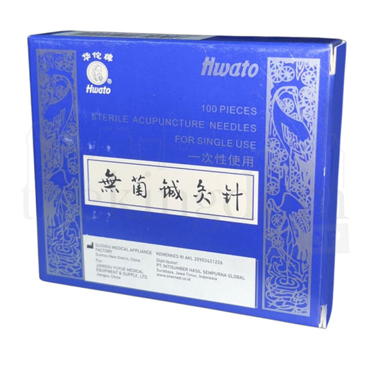 Hwato Accupuncture needle 0.18 x 7mm Copper Handle /100
