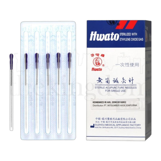 Hwato Acupuncture Needle 0.25 x 25mm & 0.25 x 40mm w/ Tube /100