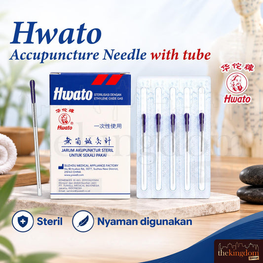 Hwato Accupuncture Needle 0.25 x 25mm & 0.25 x 40mm w/ Tube /100