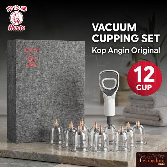 Hwato Vacuum Cupping Set Kop Angin Original /12