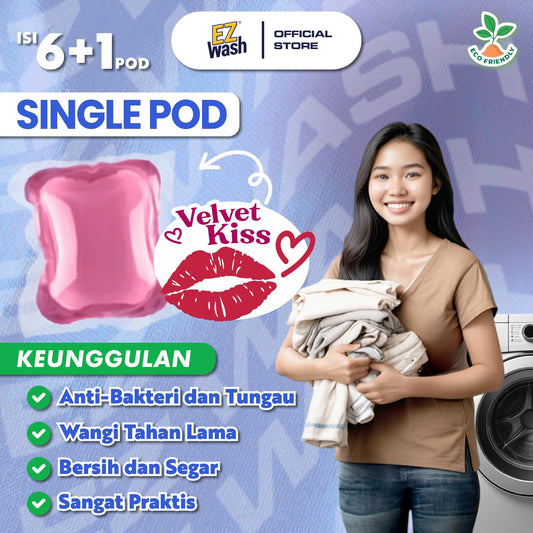 EZWash Laundry Pod Single Chamber Velvet Kiss /7