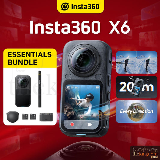 Insta360 X6 Action Camera Essentials Bundle