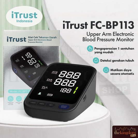 iTrust FC-BP113 Upper Arm Electronic Blood Pressure Monitor