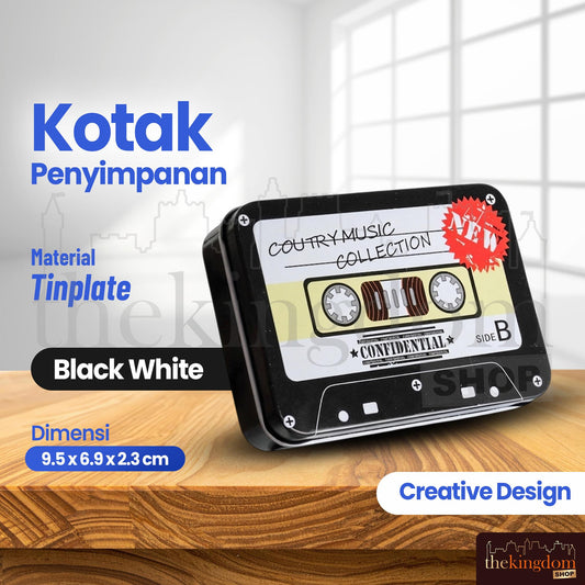 Jumidor JD-SH190 Tinplate Cases Creative Design Kotak Tempat Penyimpanan