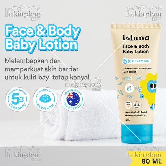 Loluna Face & Body Baby Lotion 80ml