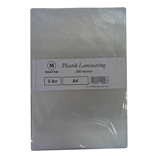 Master Plastik Laminating A4 250micron /5