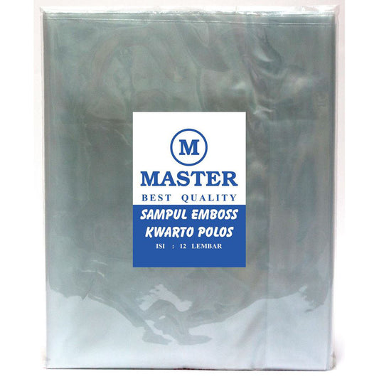 Master Sampul Emboss Kwarto Polos /12