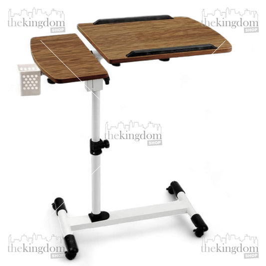 Meja Laptop Lipat Rotatable Standing Desk Brown