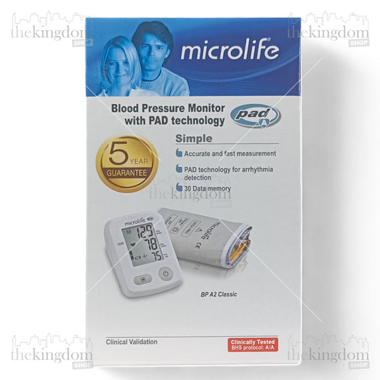 Microlife BP A2 Classic Blood Pressure Monitor w/ Pad Technology